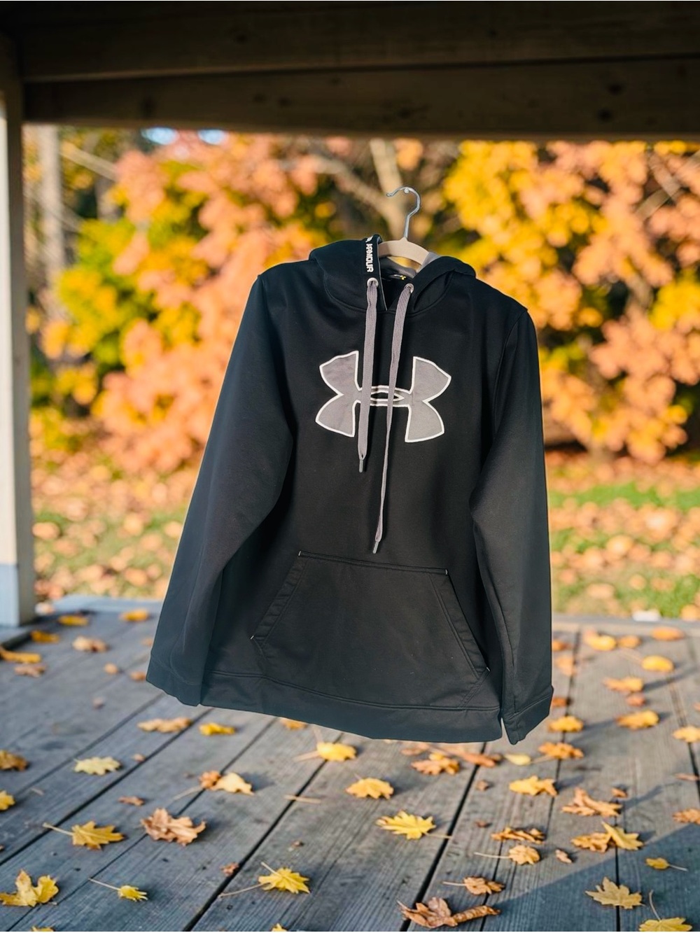UNDER ARMOUR  Pullover Sweatshirt Hoodie  Size XL Men’s Black